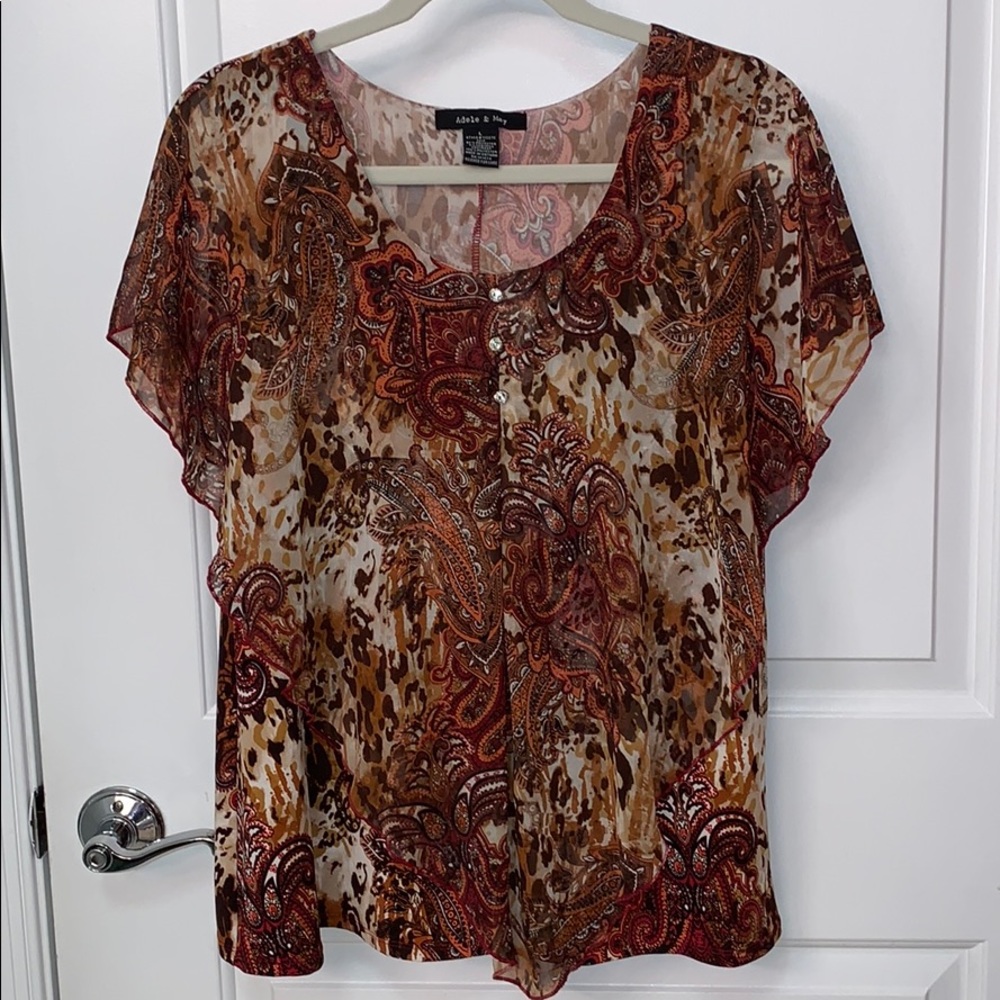Beautiful! Adele & May Large Triangle Top